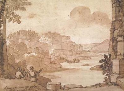 View of the Aventine in Rome (mk17), Claude Lorrain